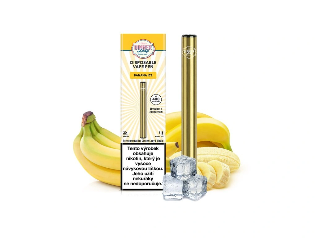 Dinner Lady 400 puffs Banana Ice 2% 