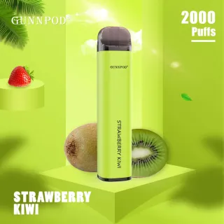 Gunnpod 2000 puffs Strawberry Kiwi 0% Nicotine