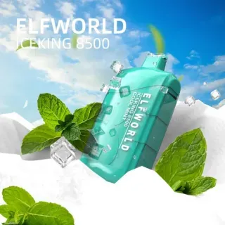 Elf World Iceking 8500 puffs Cool Mint - 5% 