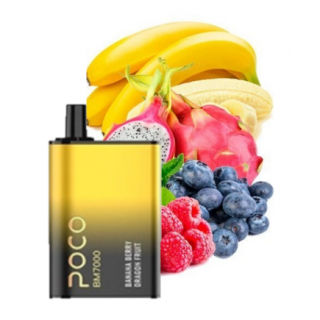 Poco BM 7000 puffs Banana Berry Dragon Fruit 5% Nicotine