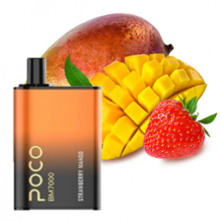 Poco BM 7000 puffs Strawberry Mango 5% Nicotine