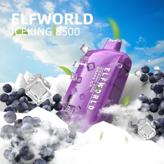 Elf World Iceking 8500 puffs Grape Ice - 5%