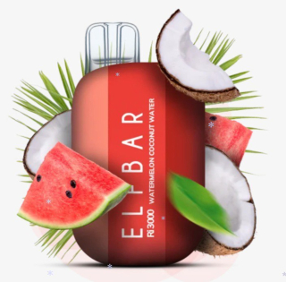  	Elf Bar Ri 3000 puffs Watermelon Coconut Water 5% Nicotine 